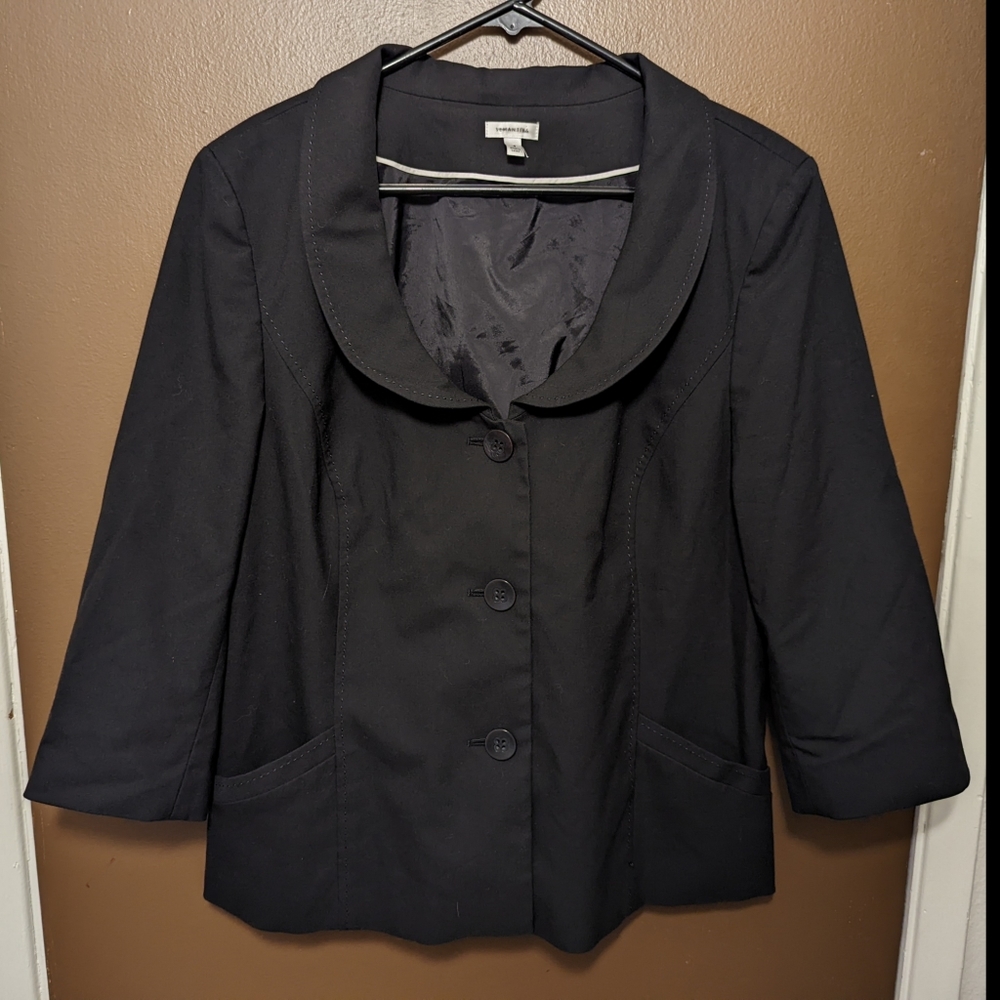 Semantiks Three Quarter Sleeve Blazer